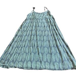 Vintage NaPua Honolulu Tropical Hawaiian Green 100% Rayon Mini Dress Size S